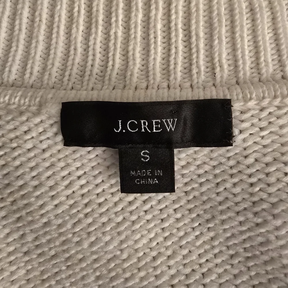 J. Crew Women's Classic White Sweater